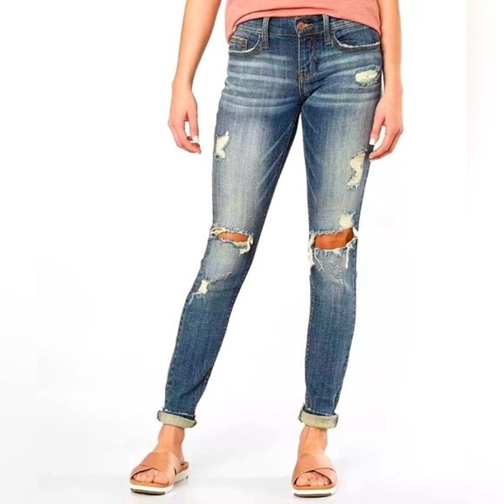 Daytrip Refined Lynx Skinny Stretch Jean distressed 26R